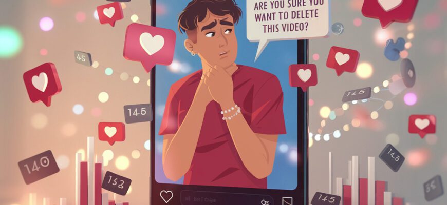 Почему нельзя удалять видео в TikTok?