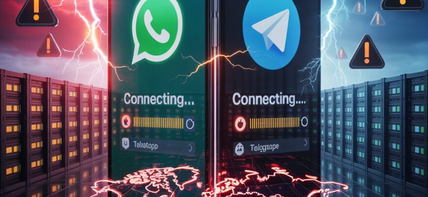 Чому не працює ВАТСАП і ТЕЛЕГРАМ