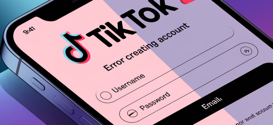 Почему не получается зарегистрироваться в TikTok