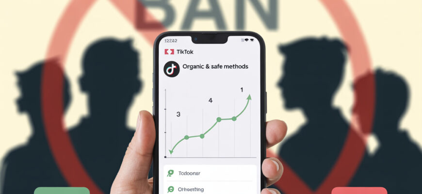 Безопасные методы накрутки подписчиков TikTok: как не получить бан?