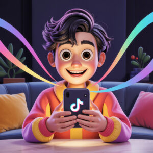 Как написать человеку в Тик Ток