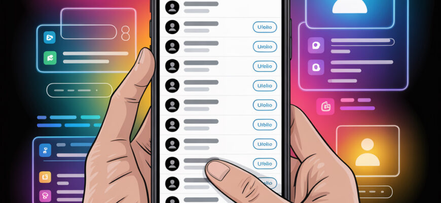 Как массово отписаться от людей в Instagram