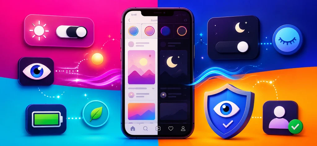 Зачем нужна тёмная тема Instagram
