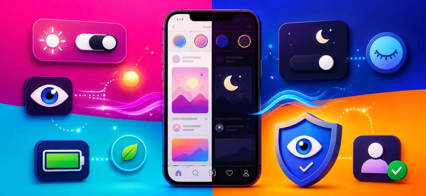 Зачем нужна тёмная тема Instagram