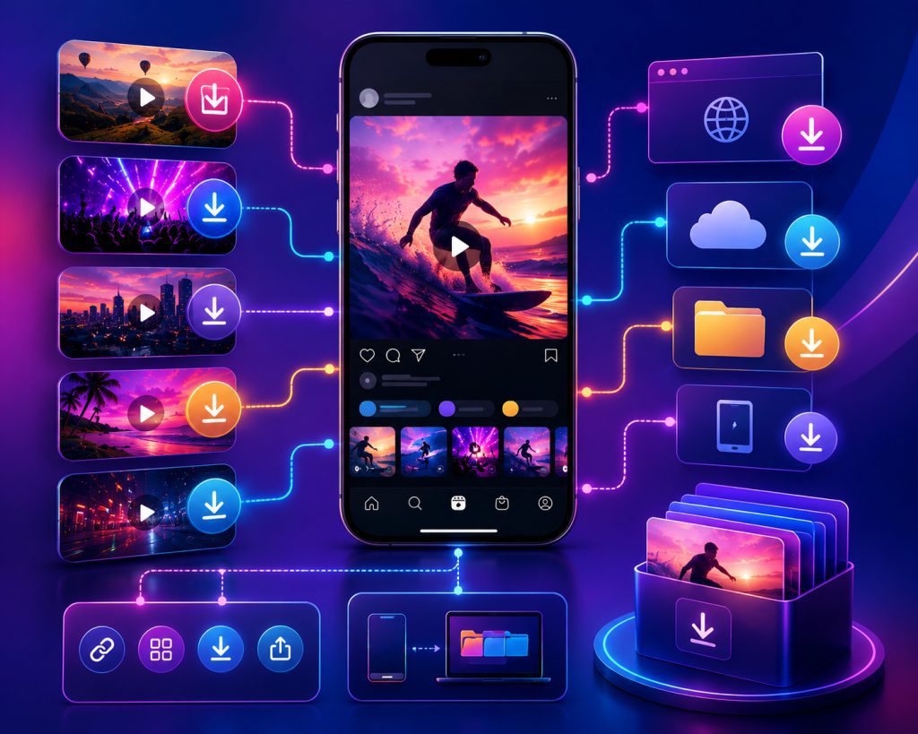 Как скачать видео из Instagram на iPhone