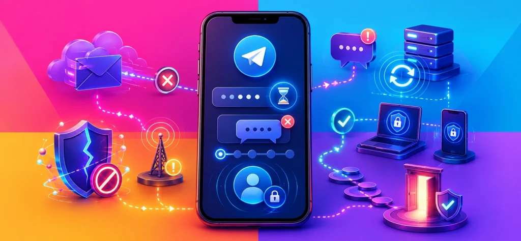 Почему не приходит код в Telegram